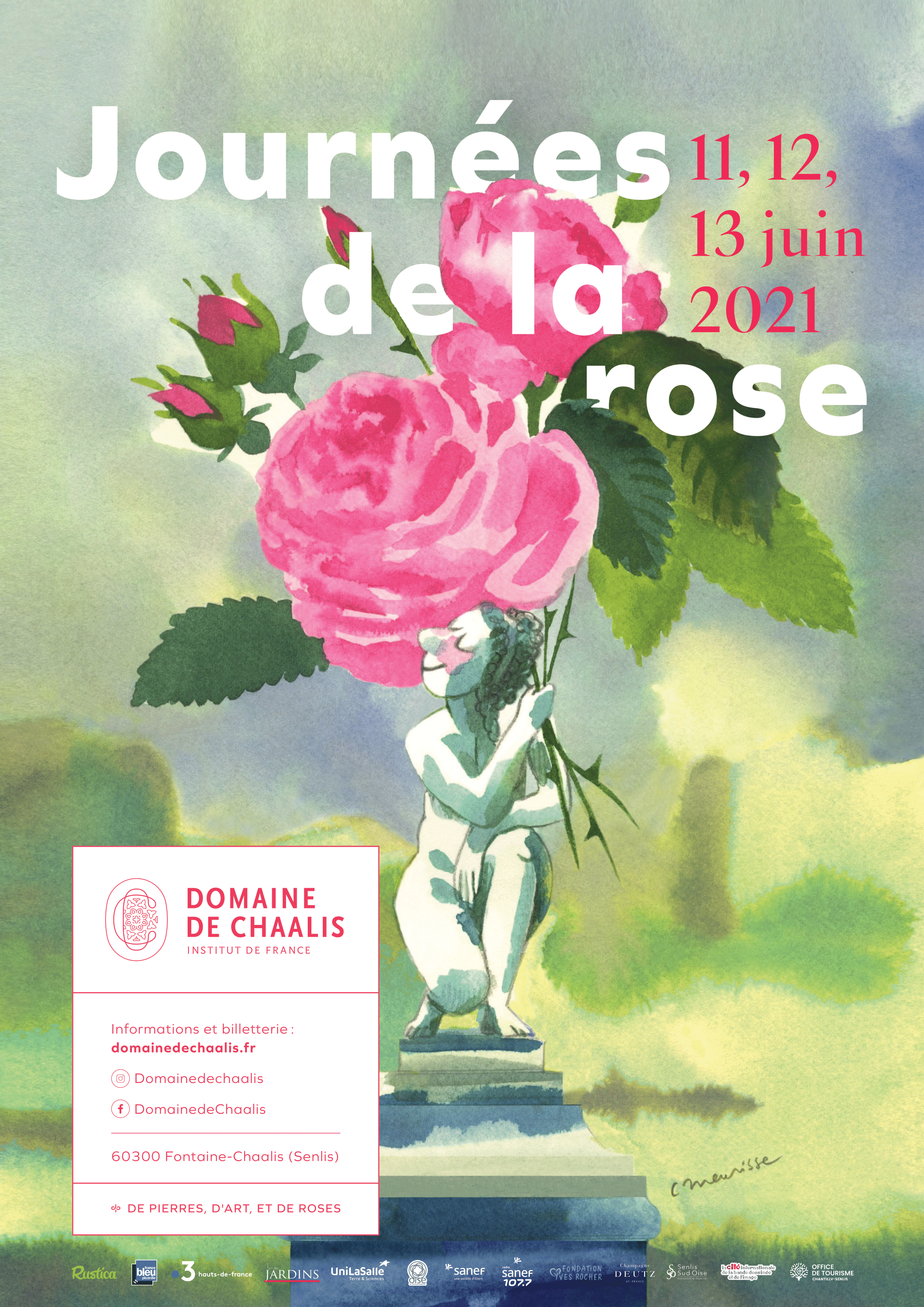 Les Journées de la Rose à l'abbaye royale de Chalis